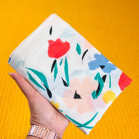 Vintage 80s Fieldcrest Spring Floral Bouquet Pillowcase Set of 2 - Retro Bedding - Picture 7 of 10